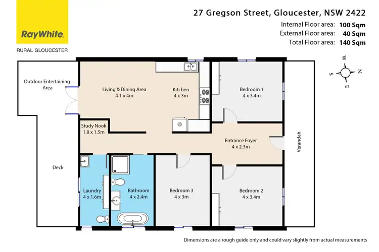 Floorplan of Homely house listing, 27 Gregson Street, Gloucester NSW 2422
