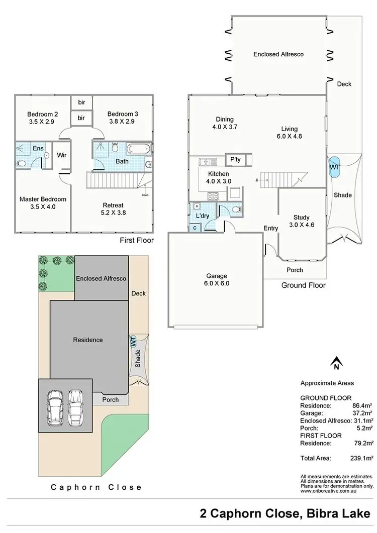 Floorplan of Homely house listing, 2 Caphorn Close, Bibra Lake WA 6163