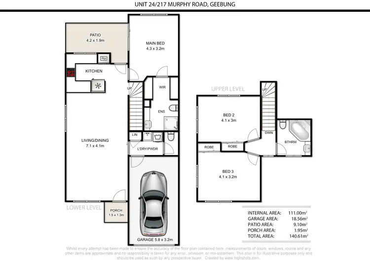 Floorplan of Homely townhouse listing, 24/217 Murphy Road, Geebung QLD 4034