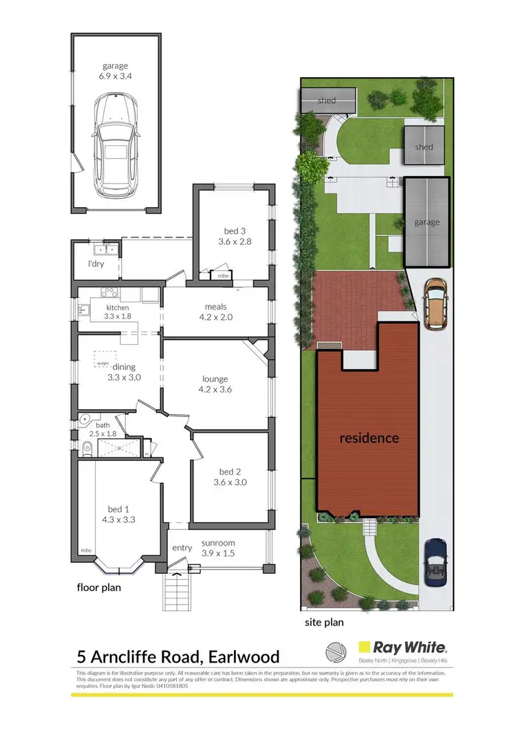 Floorplan of Homely house listing, 5 Arncliffe Road, Earlwood NSW 2206