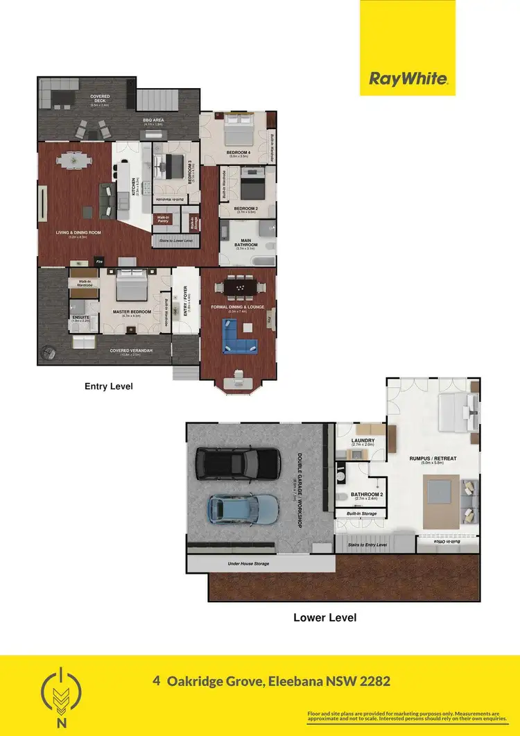 Floorplan of Homely house listing, 4 Oakridge Grove, Eleebana NSW 2282