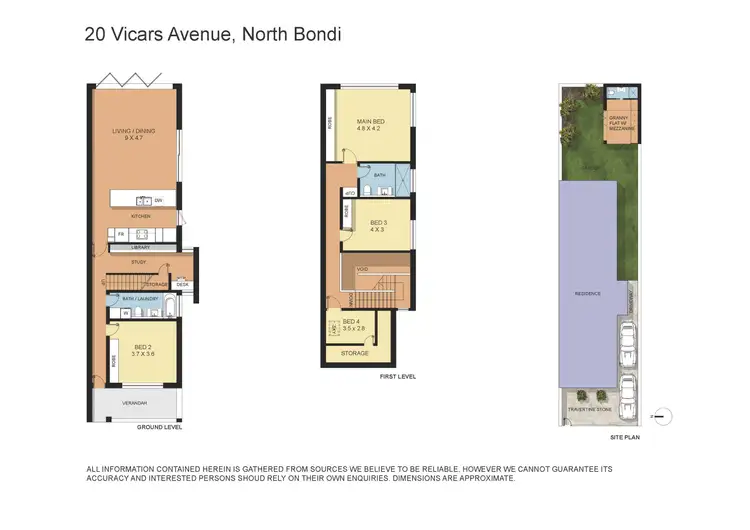 Floorplan of Homely other listing, 20 Vicars Avenue, North Bondi NSW 2026