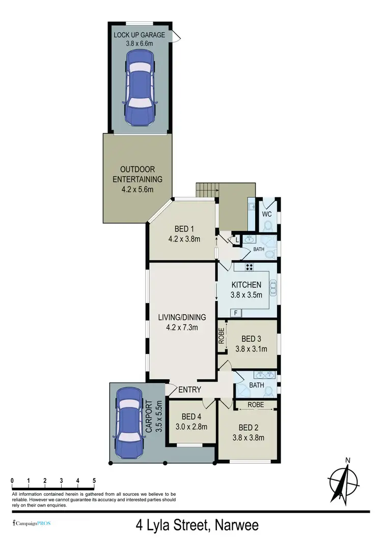Floorplan of Homely house listing, 4 Lyla Street, Narwee NSW 2209