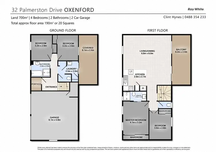 Floorplan of Homely house listing, 32 Palmerston Drive, Oxenford QLD 4210