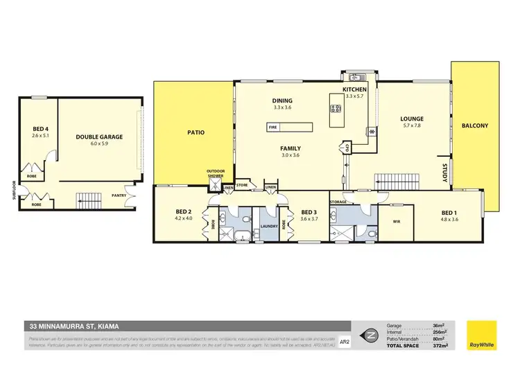 Floorplan of Homely house listing, 33 Minnamurra Street, Kiama NSW 2533