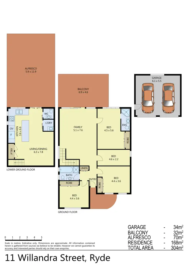 Floorplan of Homely house listing, 11 Willandra Street, Ryde NSW 2112