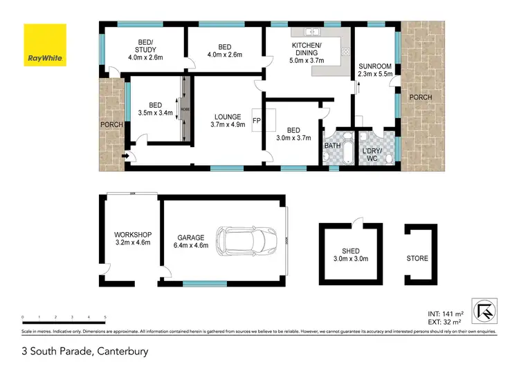 Floorplan of Homely house listing, 3 South Parade, Canterbury NSW 2193