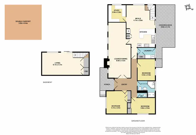 Floorplan of Homely house listing, 8 Seaview Avenue, Ferny Creek VIC 3786