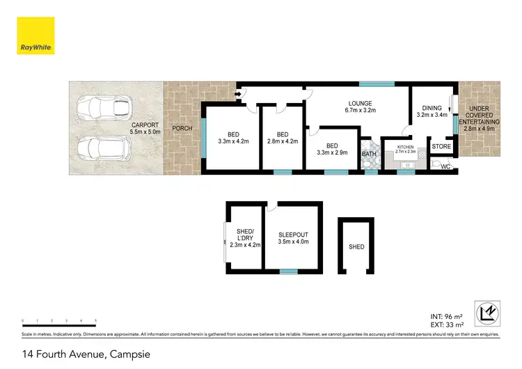 Floorplan of Homely house listing, 14 Fourth Avenue, Campsie NSW 2194