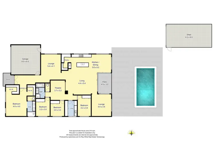 Floorplan of Homely house listing, 17 Courtney Street, Yarrawonga VIC 3730
