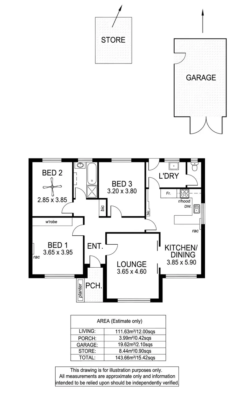 Floorplan of Homely house listing, 31 Allchurch Avenue, North Plympton SA 5037