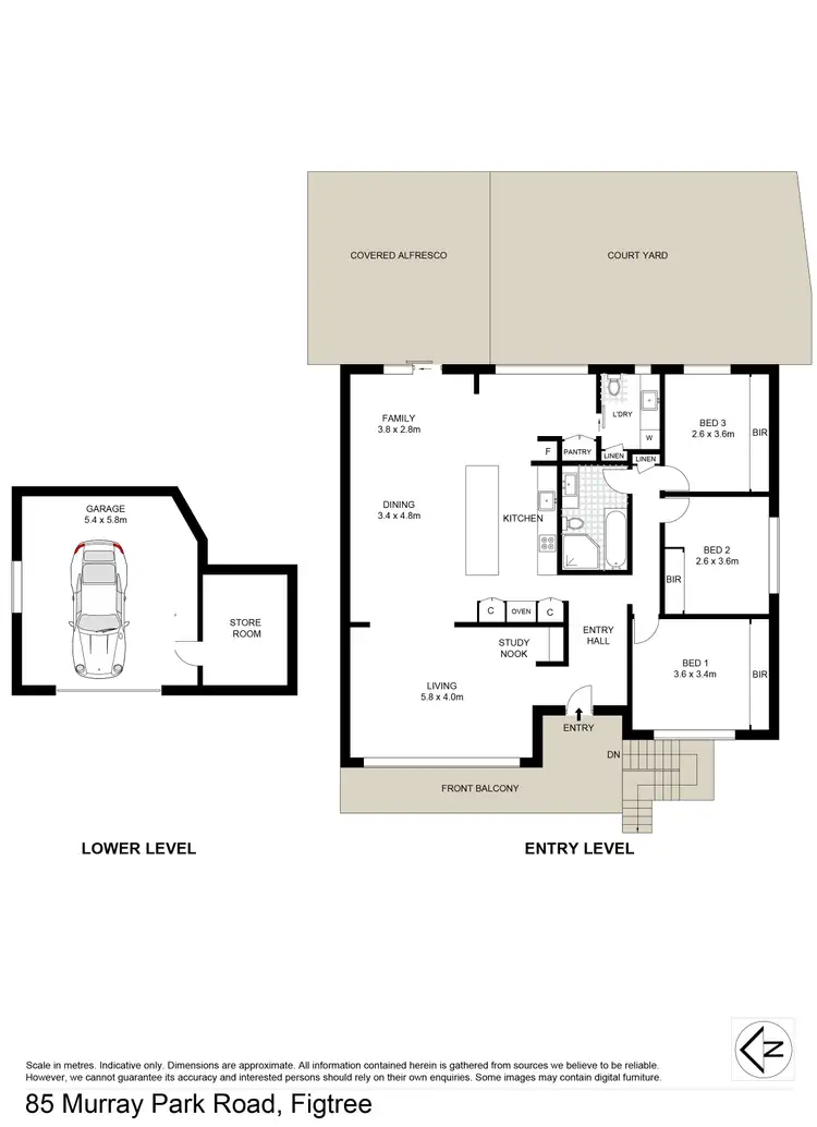 Floorplan of Homely house listing, 85 Murray Park Road, Figtree NSW 2525