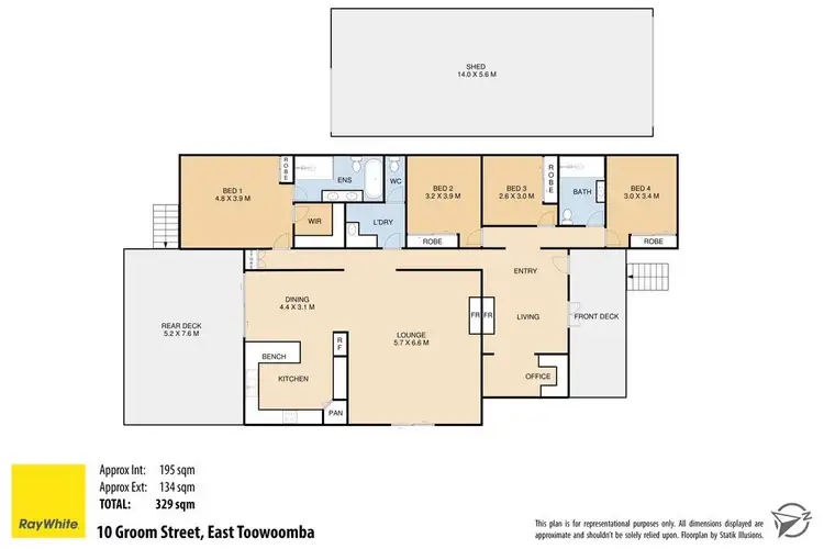 Floorplan of Homely house listing, 10 Groom Street, East Toowoomba QLD 4350