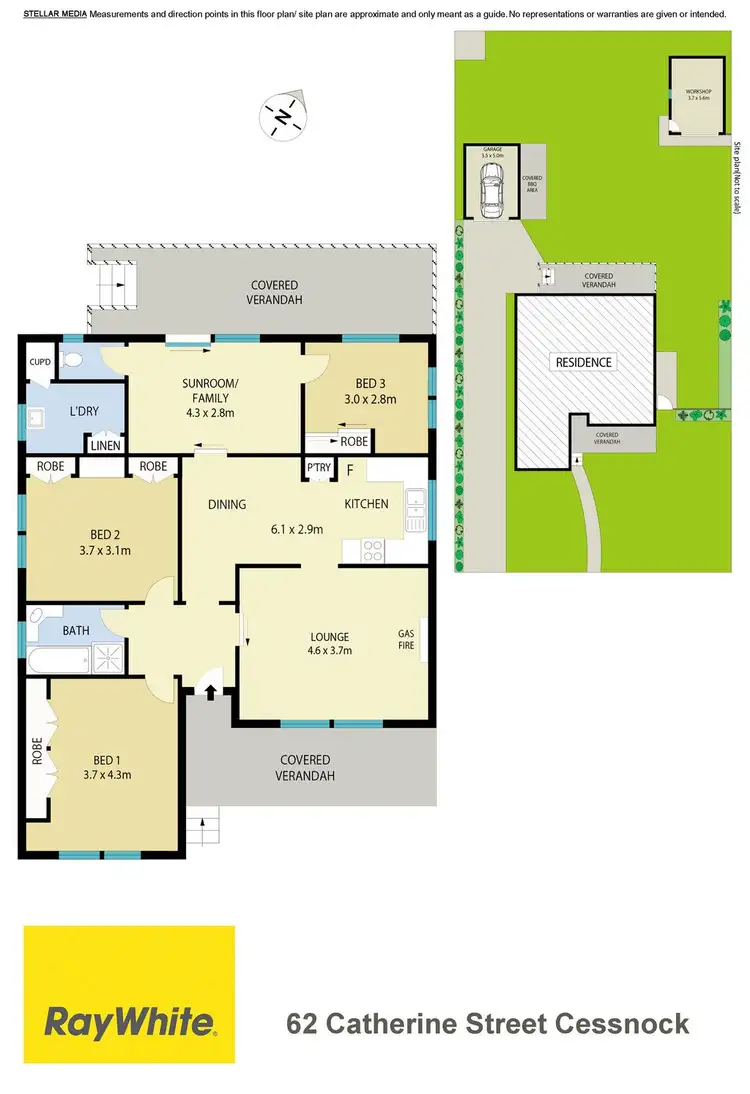 Floorplan of Homely house listing, 62 Catherine Street, Cessnock NSW 2325