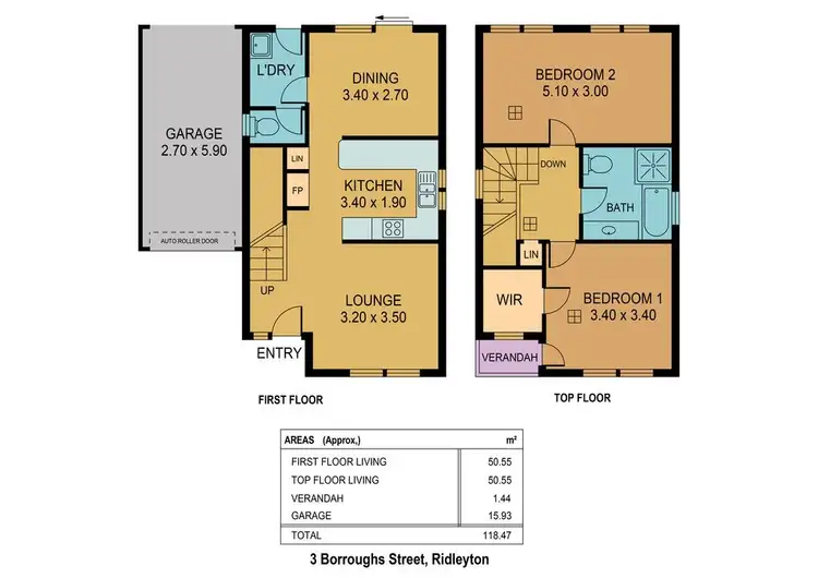 Floorplan of Homely house listing, 3 Borroughs Street, Ridleyton SA 5008