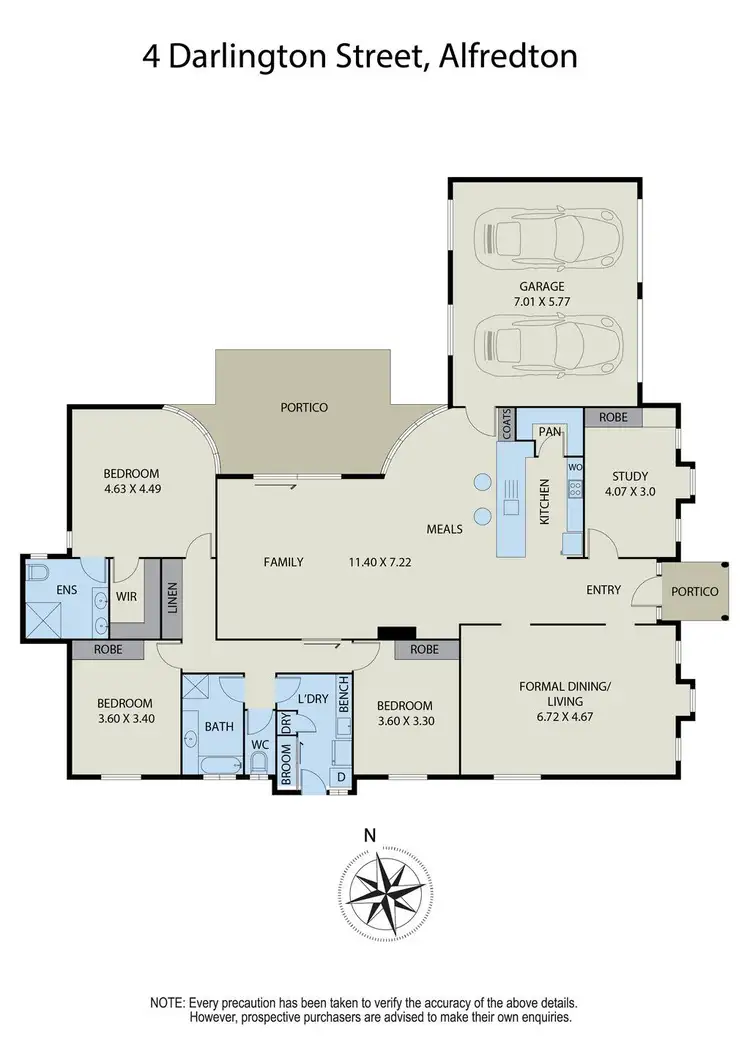 Floorplan of Homely house listing, 4 Darlington Street, Alfredton VIC 3350