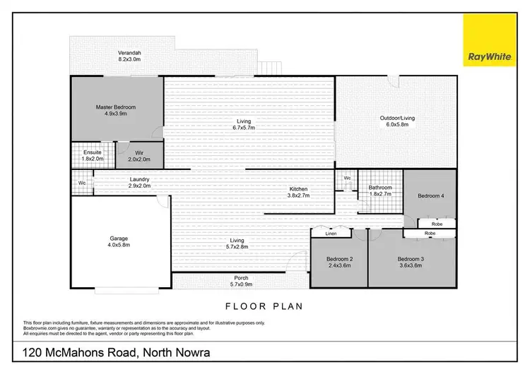 Floorplan of Homely house listing, 120 McMahons Road, North Nowra NSW 2541