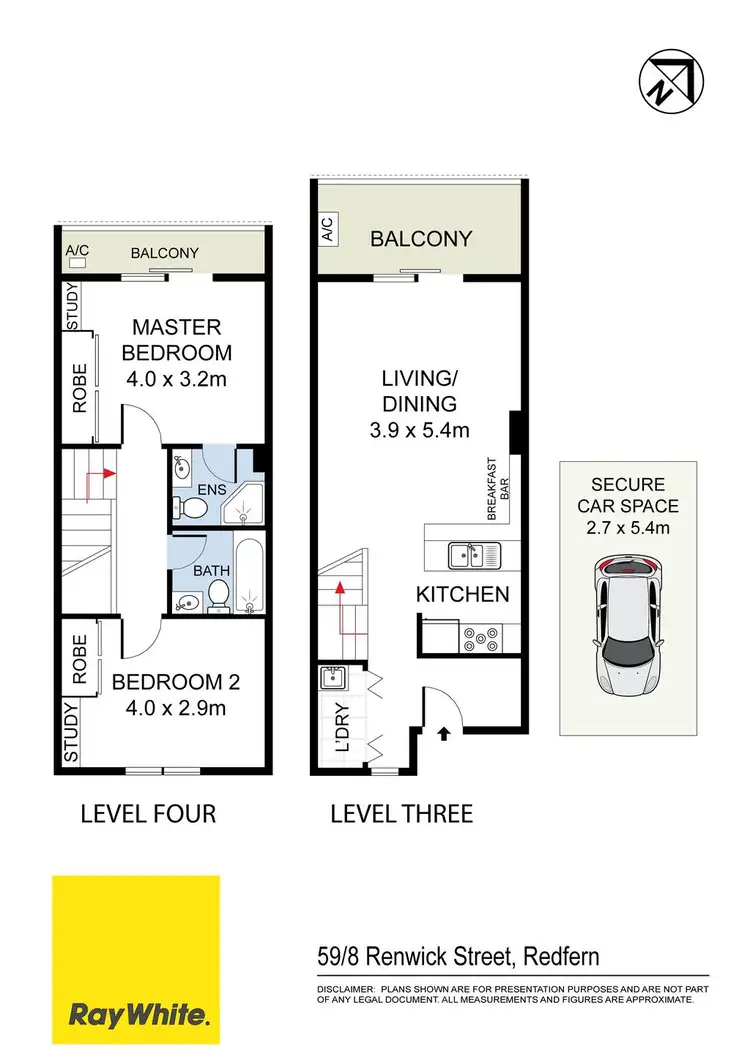 Floorplan of Homely apartment listing, 59/8 Renwick Street, Redfern NSW 2016