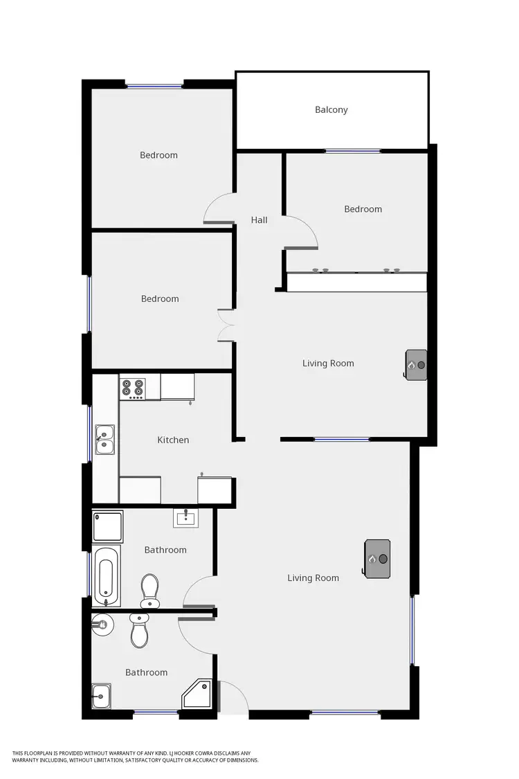 Floorplan of Homely house listing, 5 Parkes Street, Cowra NSW 2794