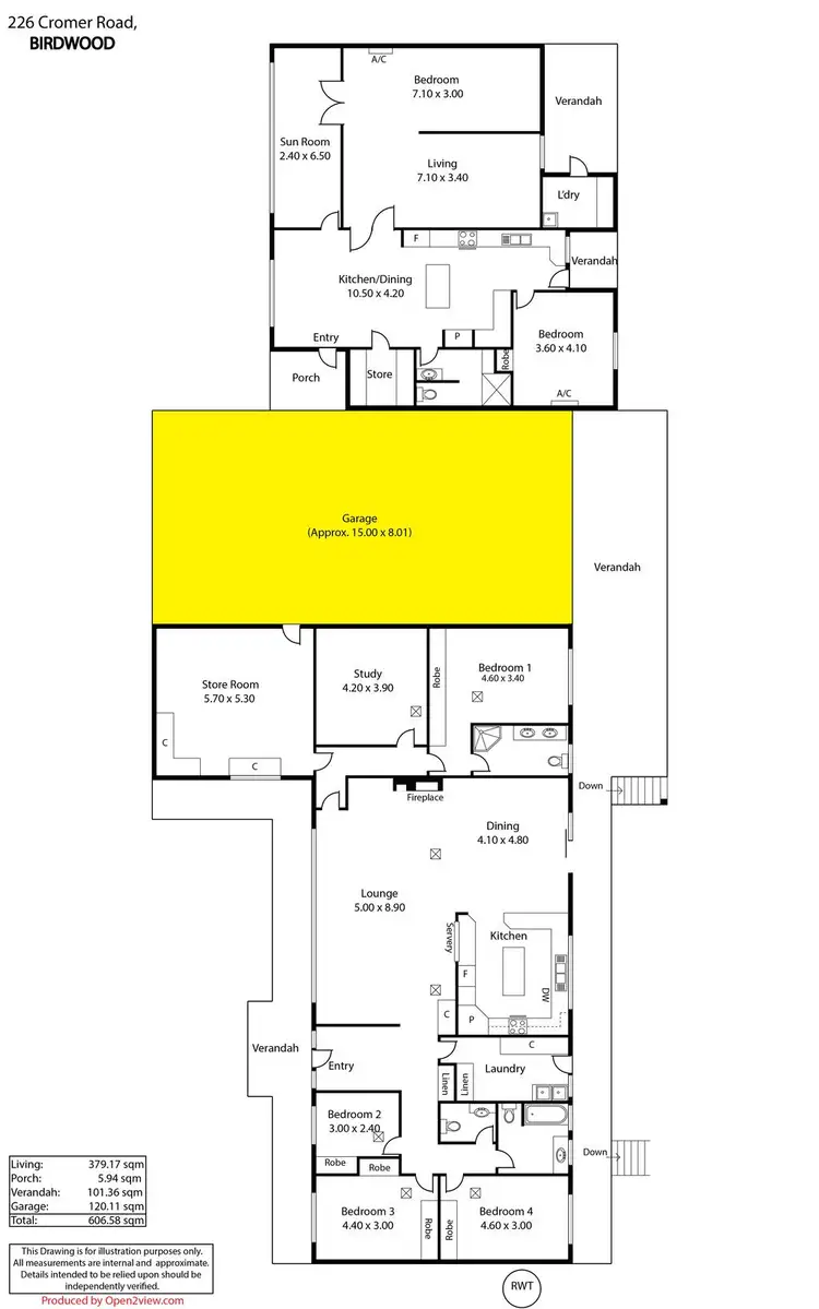 Floorplan of Homely house listing, 226 Cromer Road, Birdwood SA 5234