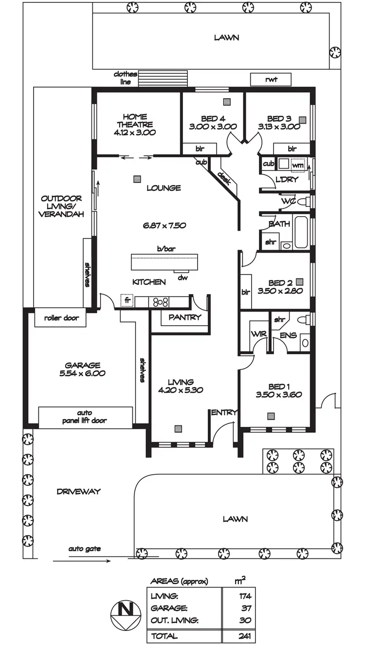 Floorplan of Homely house listing, 9 Tripodi Circuit, Parafield Gardens SA 5107