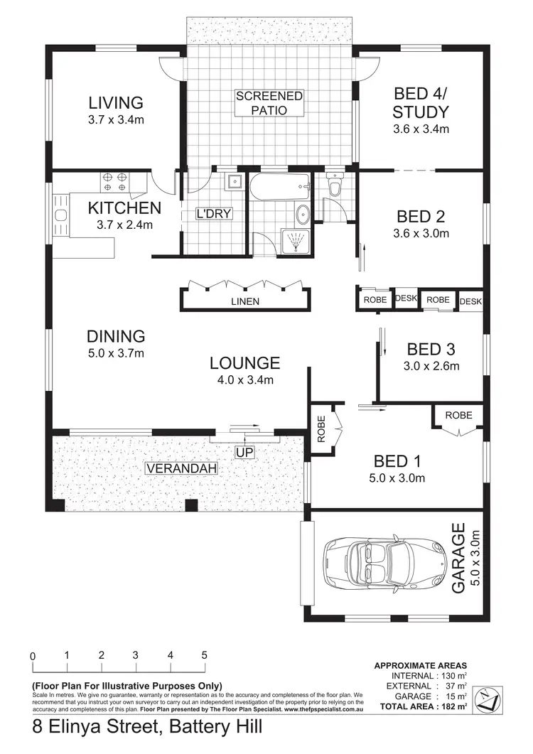 Floorplan of Homely house listing, 8 Elinya Street, Battery Hill QLD 4551