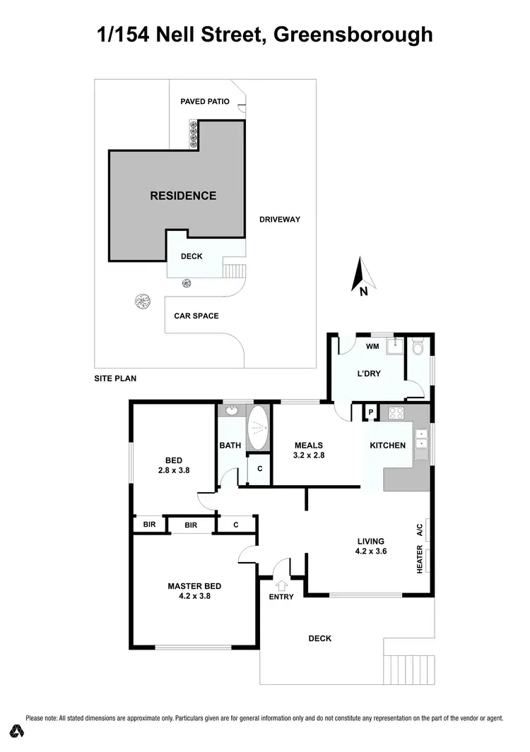 Floorplan of Homely house listing, 1/154 Nell Street, Greensborough VIC 3088