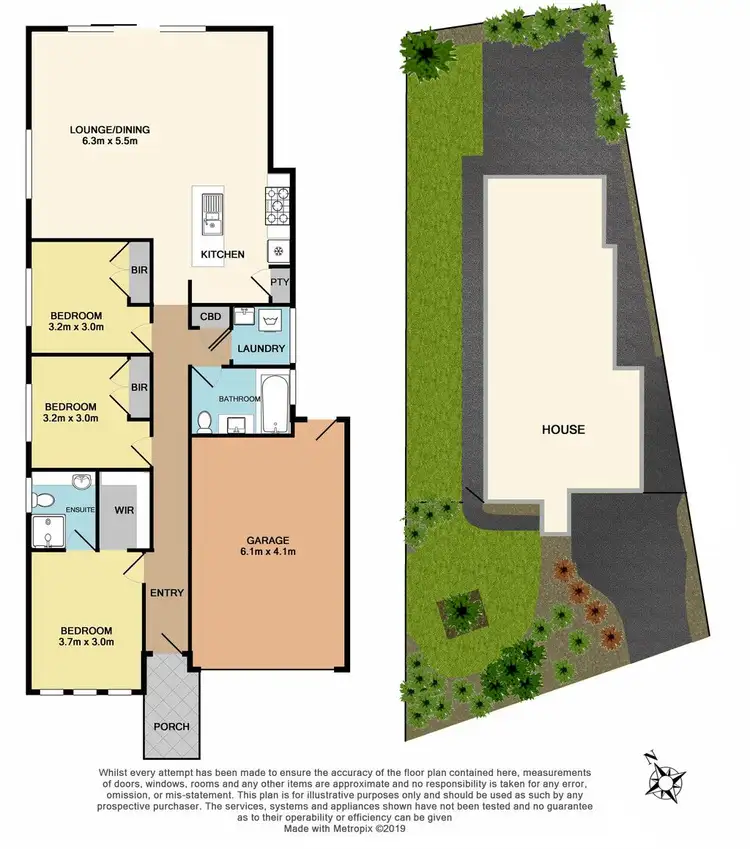 Floorplan of Homely house listing, 181 Dandelion Drive, Rowville VIC 3178