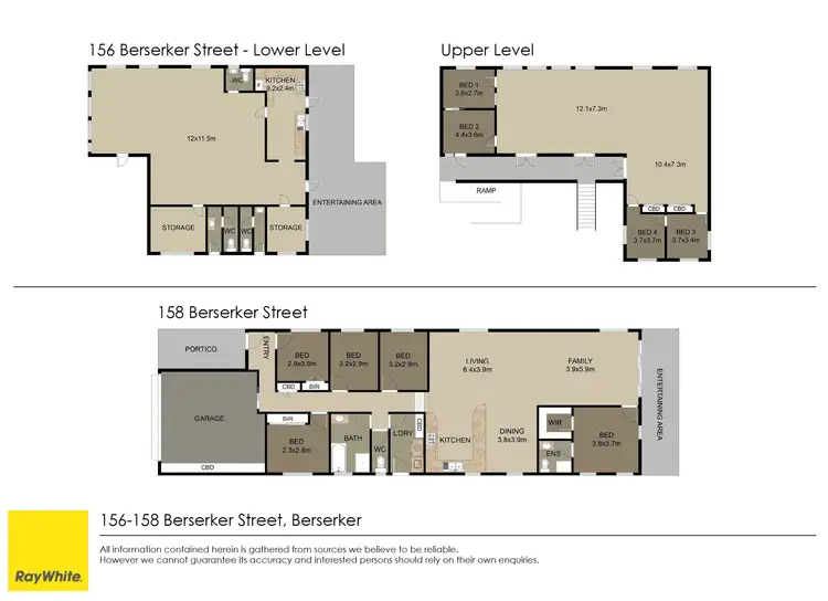 Floorplan of Homely house listing, 158 Berserker Street, Berserker QLD 4701