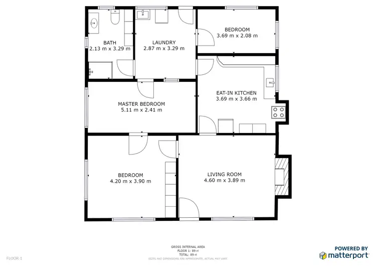 Floorplan of Homely house listing, 9 Kerang Street, Lake Boga VIC 3584