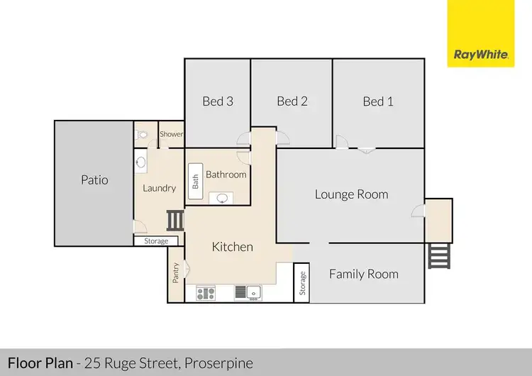 Floorplan of Homely house listing, 25 Ruge Street, Proserpine QLD 4800