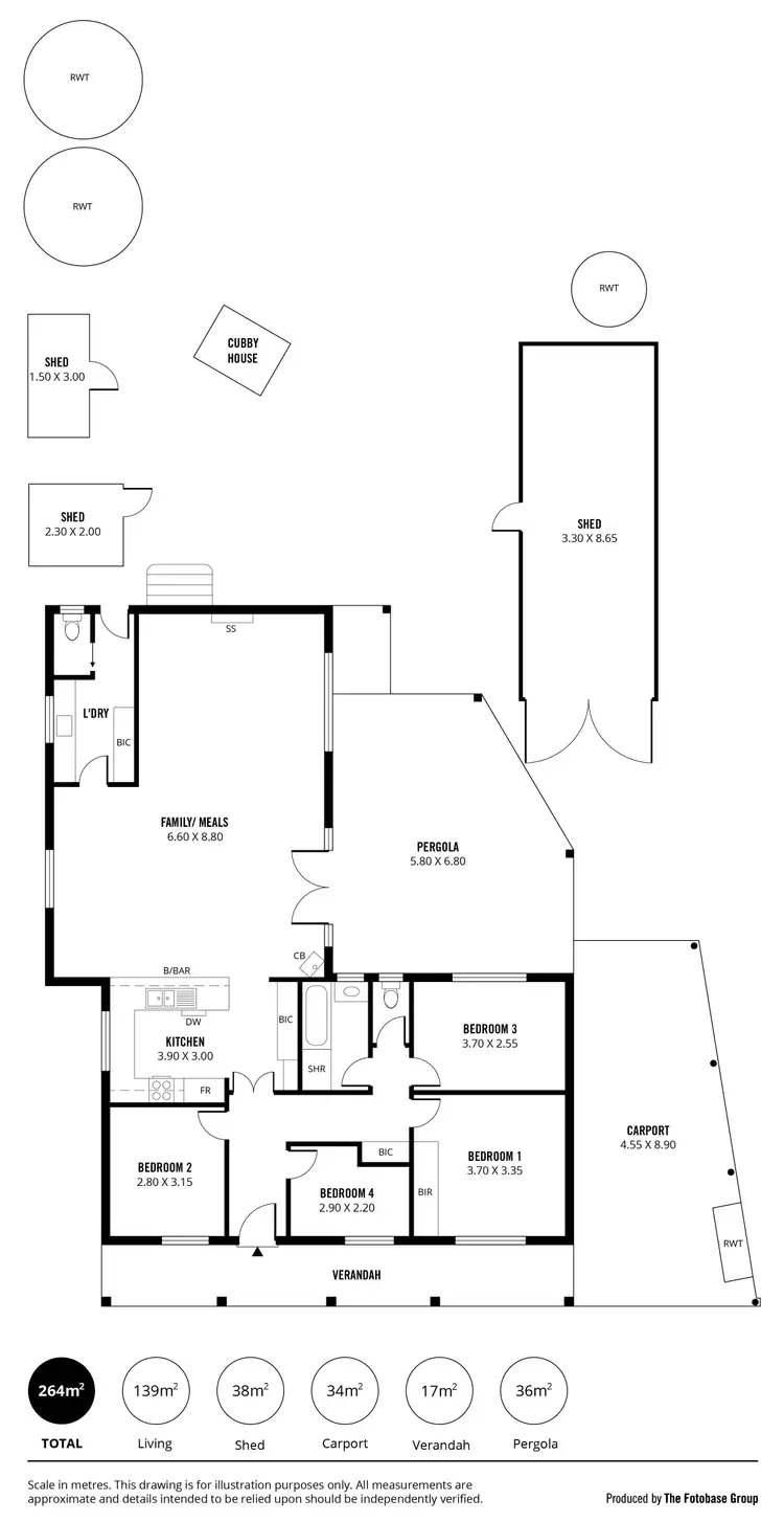 Floorplan of Homely house listing, 42a Morella Grove, Bridgewater SA 5155