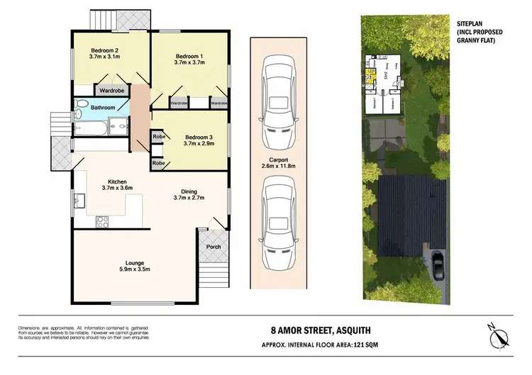 Floorplan of Homely house listing, 8 Amor Street, Asquith NSW 2077