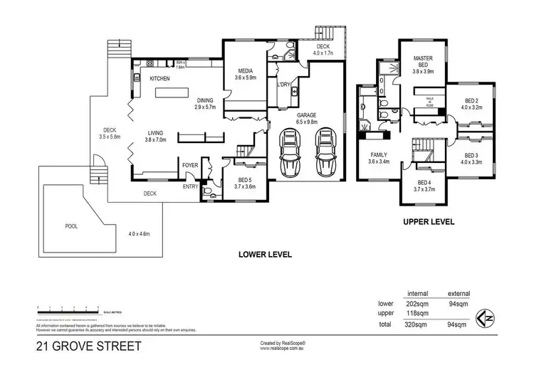 Floorplan of Homely house listing, 21 Grove Street, Red Hill QLD 4059