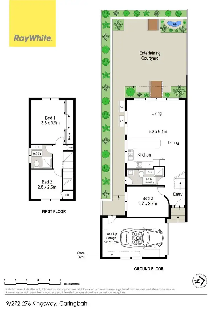 Floorplan of Homely townhouse listing, 9/272-276 Kingsway, Caringbah NSW 2229