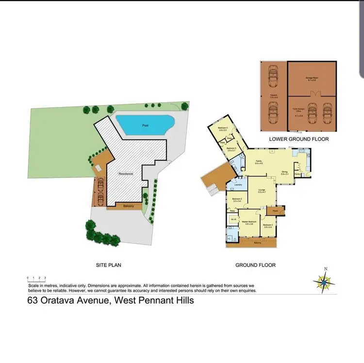 Floorplan of Homely house listing, 63 Oratava Avenue, West Pennant Hills NSW 2125