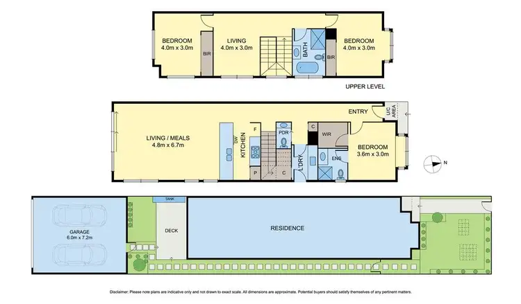 Floorplan of Homely house listing, 48A Vine Street, Moonee Ponds VIC 3039