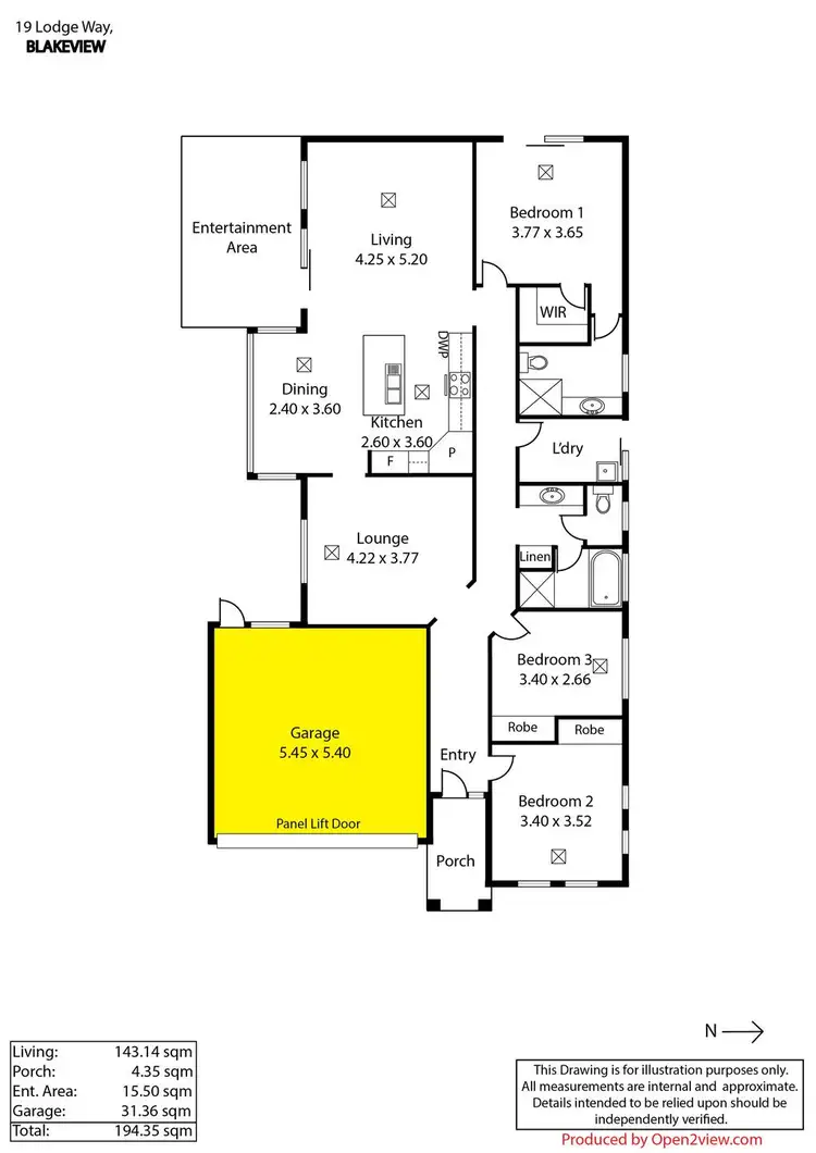 Floorplan of Homely house listing, 19 Lodge Way, Blakeview SA 5114