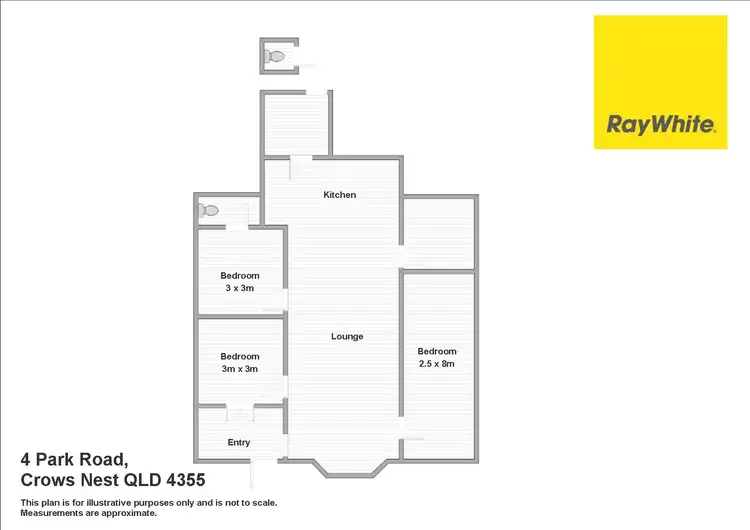 Floorplan of Homely house listing, 4 Park Road, Crows Nest QLD 4355