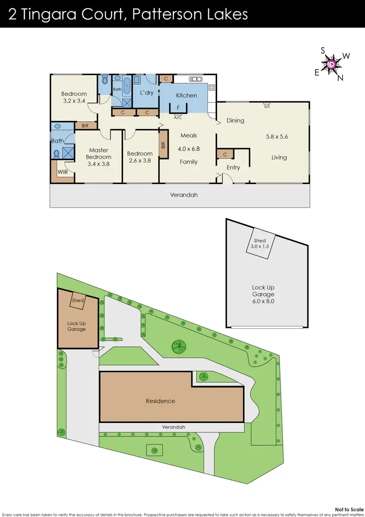 Floorplan of Homely house listing, 2 Tingara Court, Patterson Lakes VIC 3197