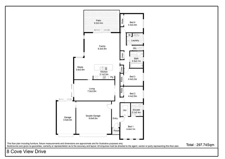 Floorplan of Homely house listing, 8 Cove View Drive, Port Lincoln SA 5606