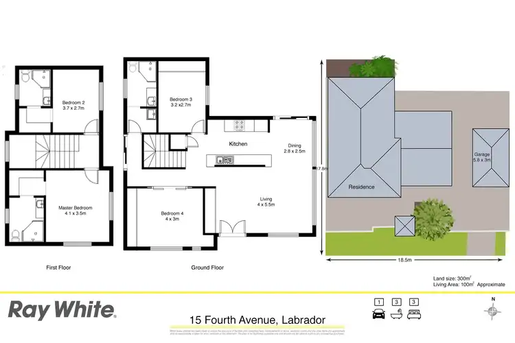 Floorplan of Homely other listing, 15 Fourth Avenue, Labrador QLD 4215