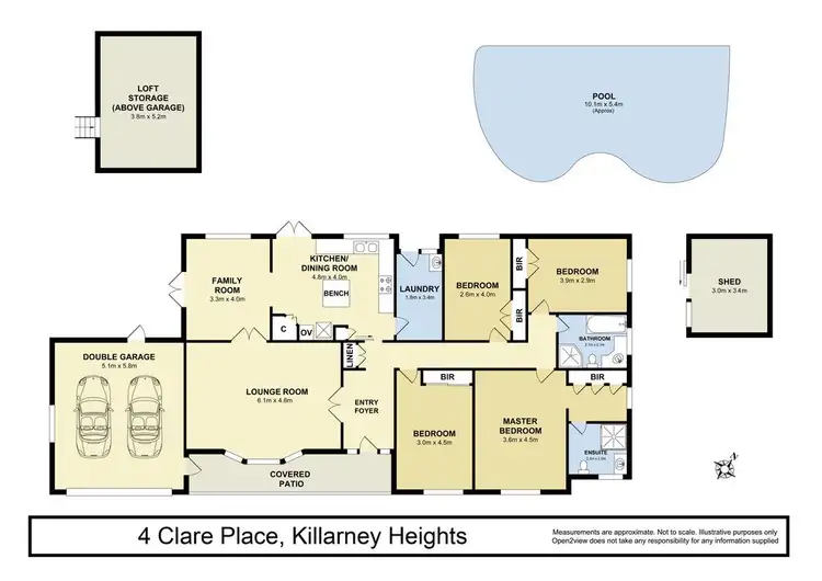 Floorplan of Homely house listing, 4 Clare Place, Killarney Heights NSW 2087