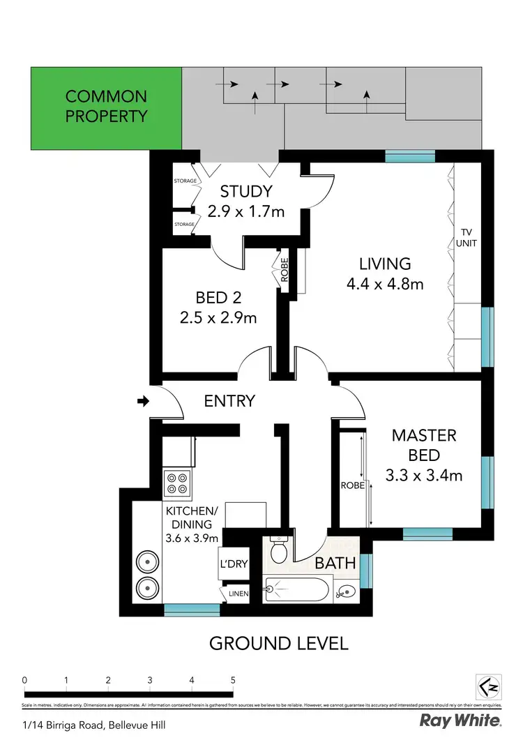 Floorplan of Homely apartment listing, 1/14 Birriga Road, Bellevue Hill NSW 2023