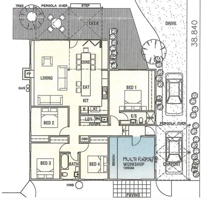 Floorplan of Homely house listing, 23 Tolley Avenue, Surf Beach VIC 3922