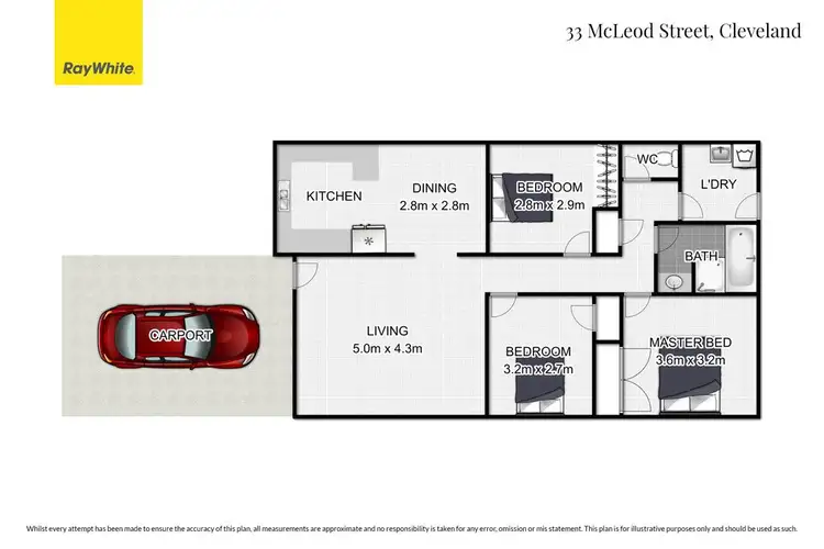 Floorplan of Homely house listing, 33 McLeod Street, Cleveland QLD 4163