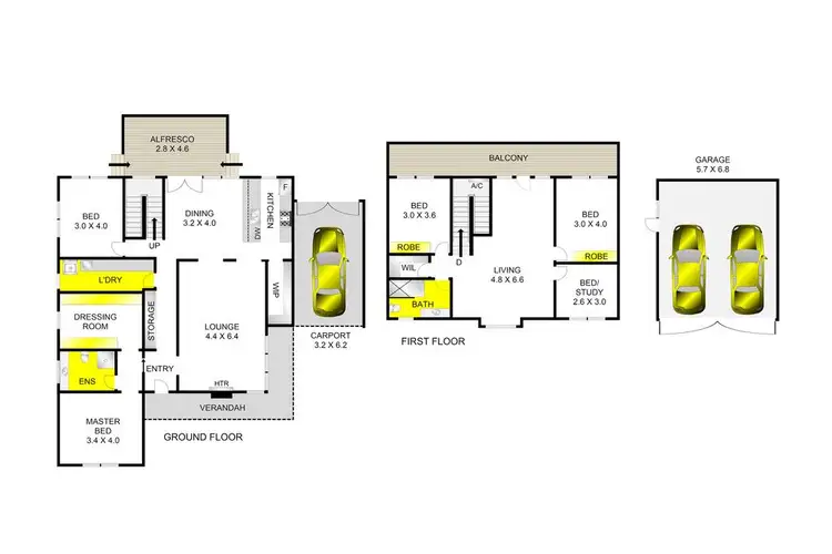 Floorplan of Homely house listing, 15 Adelaide Street, Highton VIC 3216