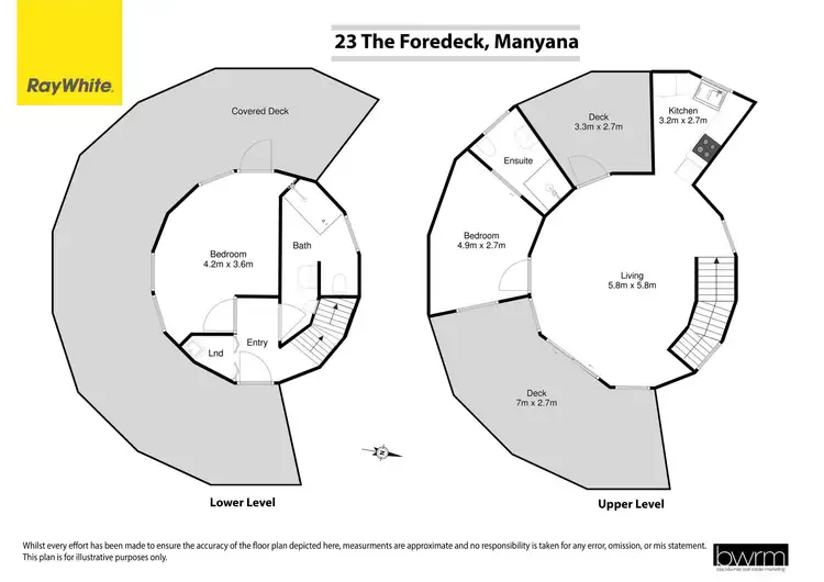 Floorplan of Homely house listing, 23 The Foredeck, Manyana NSW 2539