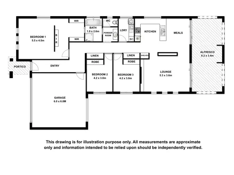 Floorplan of Homely house listing, 6 Mountain Court, Mount Gambier SA 5290