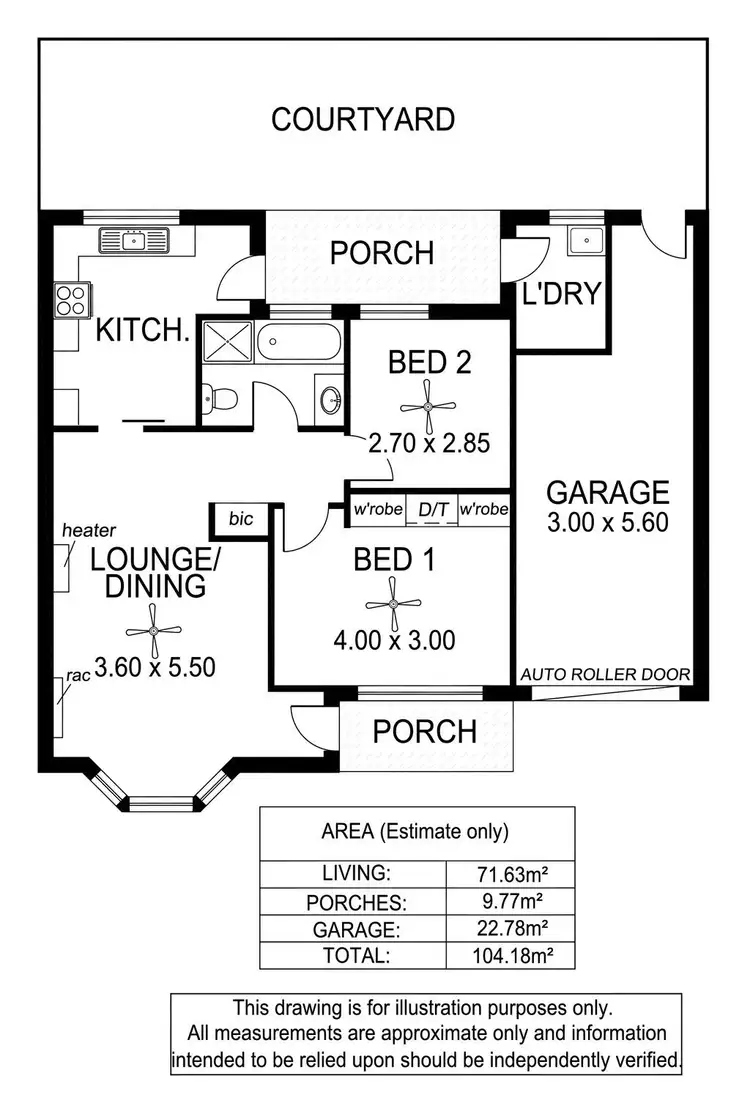 Floorplan of Homely unit listing, 6/27 Austral Terrace, Morphettville SA 5043